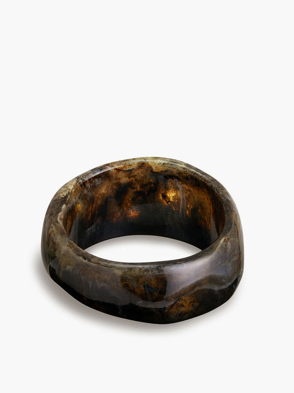 Vintage-Inspired Translucent Resin Bracelet