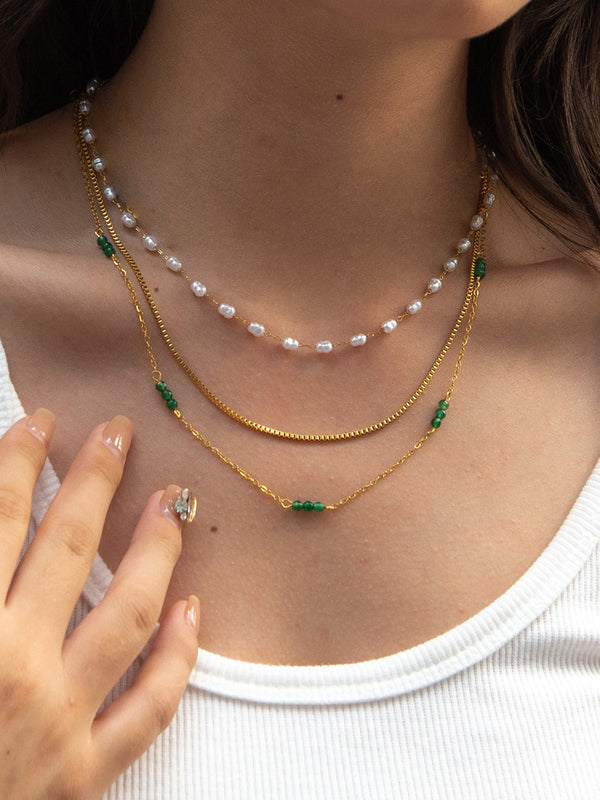 Stackable Beaded Necklace