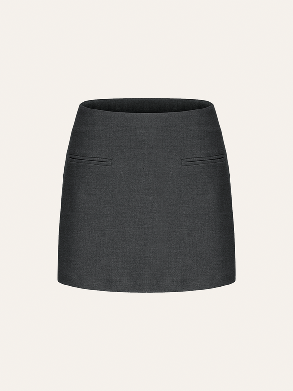 Mid-Waist Mini Skirt