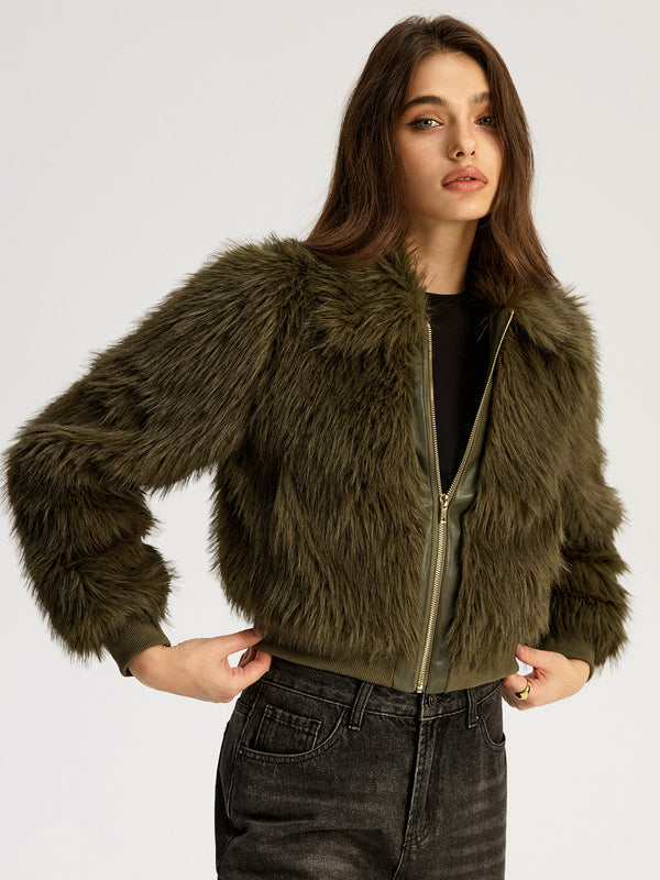 Faux Fur Jacket